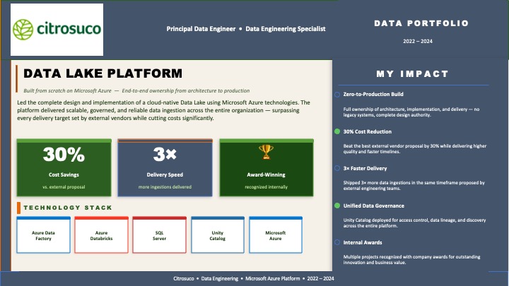 Data Lake Platform Architecture